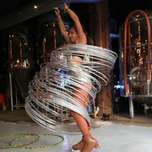 Hula hoop specialty acts.